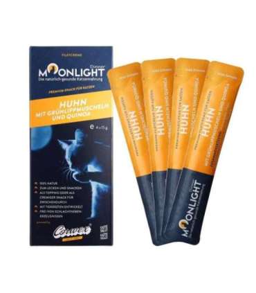 MOONLIGHT Dinner Chicken with mussel and quinoa - cat treats - 4x15g