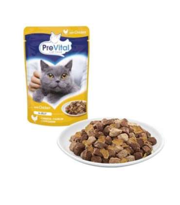 PREVITAL Chicken in jelly - wet cat food - 100g