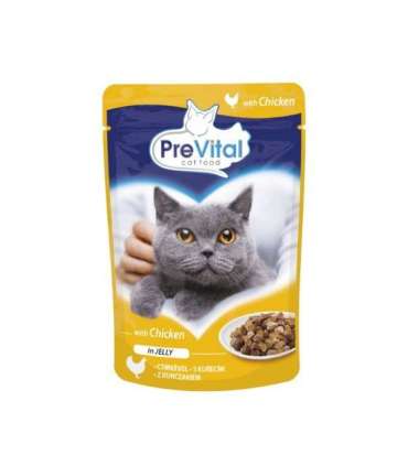 PREVITAL Chicken in jelly - wet cat food - 100g
