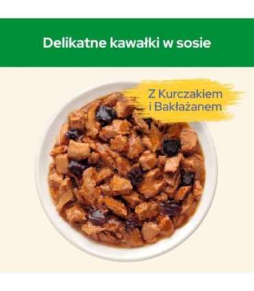 PURINA Cat Chow Sterilised with chicken and eggplant in sauce - wet cat food - 26x85g (20 + 6 GRATIS)