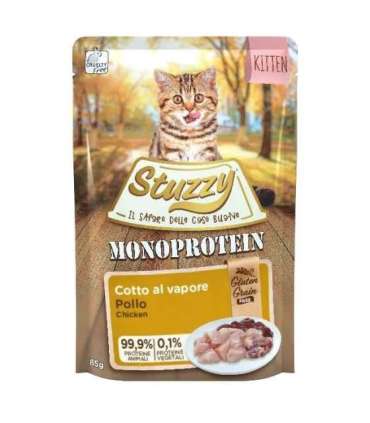 STUZZY Monoprotein Kitten Chicken - wet food for kittens - 85g