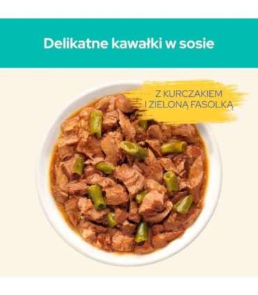 PURINA Cat Chow Hairball Control with chicken and green beans in sauce - wet cat food - 26x85g (20 + 6 GRATIS)