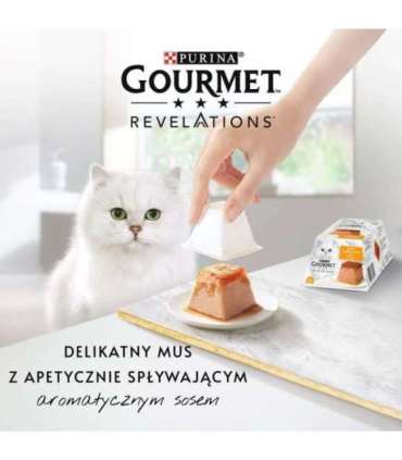PURINA Gourmet Revelations Mousse with chicken in sauce - wet cat food - 2x57g