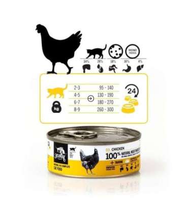 3COTY Chicken - wet cat food - 80g