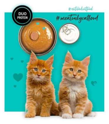 3COTY Chicken with duck For kittens - wet cat food - 80g
