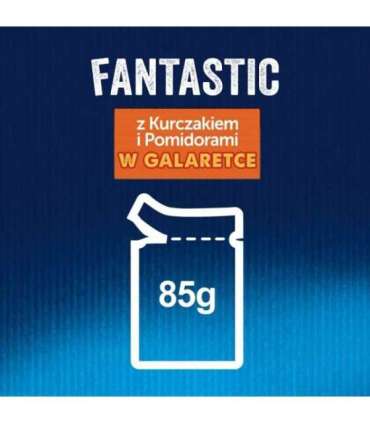 Felix Fanstastic Chicken, Tomato - Wet Cat Food - 85 g