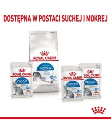 ROYAL CANIN Indoor Sterilized - Wet food for adult cats - Chunks in sauce 12x85 g