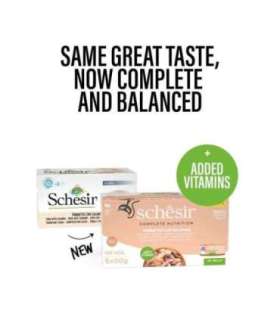 SCHESIR Tuna with salmon in jelly - wet cat food - 6x50g