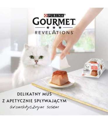 PURINA Gourmet Revelations Salmon - wet cat food - 2x57 g