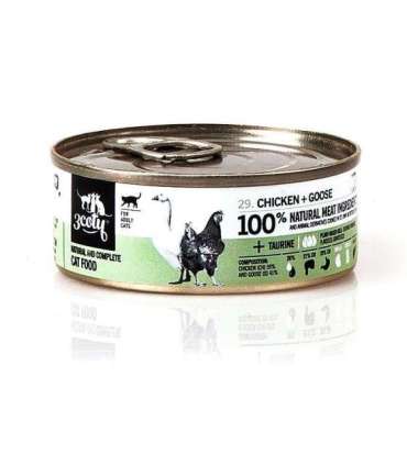 3COTY Chicken with goose - wet cat food - 80g