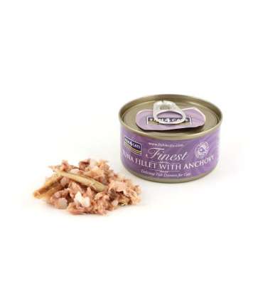 FISH4CATS Tuna fillet with anchovy - wet cat food - 70g