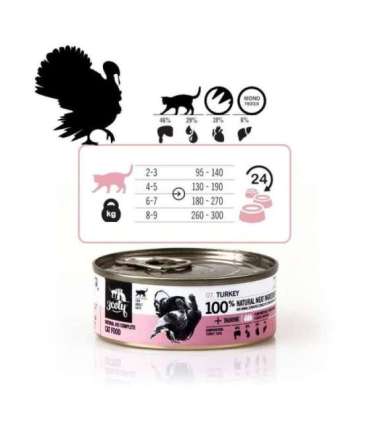 3COTY Turkey - wet cat food - 80g