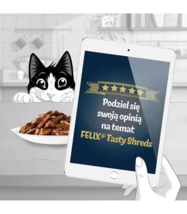 FELIX Tasty Shreds with beef and chicken - 4x 80g