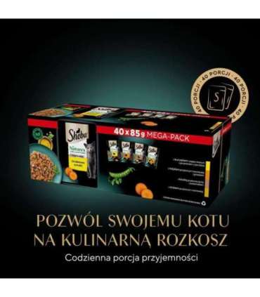 SHEBA Nature's Collection Poultry Flavors in jelly - wet cat food - 40 x 85g