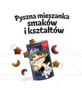 FELIX Crispies Beef, Chicken - dry cat food - 45 g