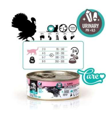 3COTY Turkey Struvite care - wet cat food - 80g