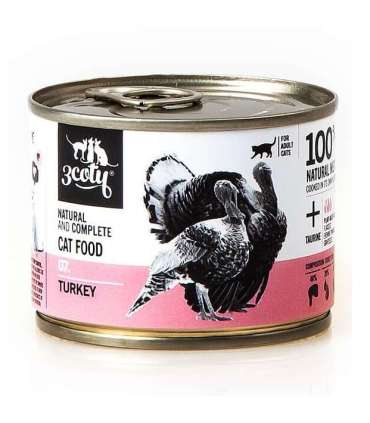 3COTY 07. Turkey - wet cat food - 180g