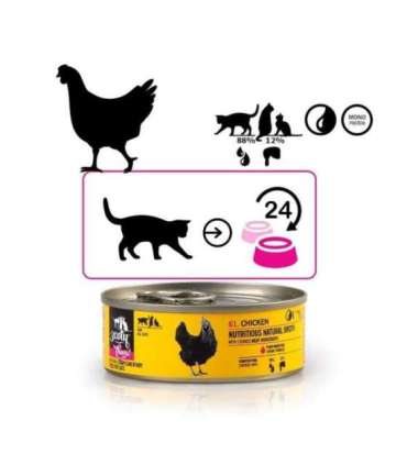3COTY Chicken Cheers! - wet cat food - 75g