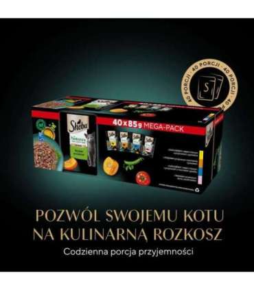 SHEBA Nature's Collection Mix - wet cat food - 40x85g