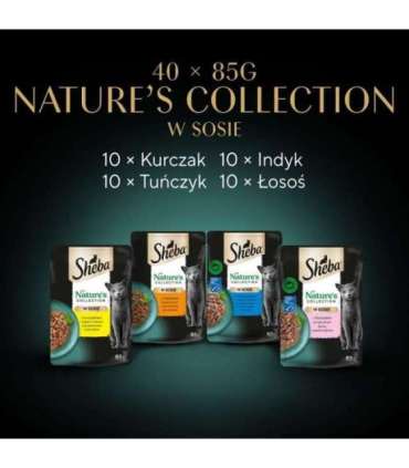 SHEBA Nature's Collection Mix - wet cat food - 40x85g