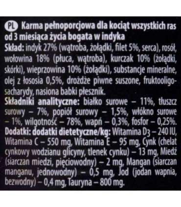 Dolina Noteci Premium Junior rich in turkey - Wet cat food - 400 g