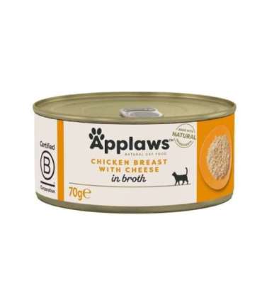 APPLAWS Chicken breast with cheese - wet cat food - 70g