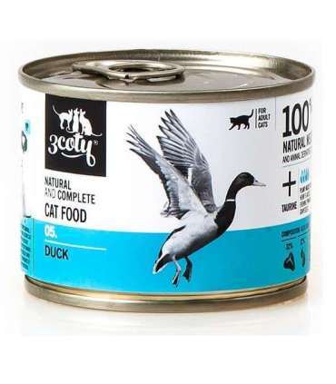 3COTY 180. Duck - wet cat food - 180g