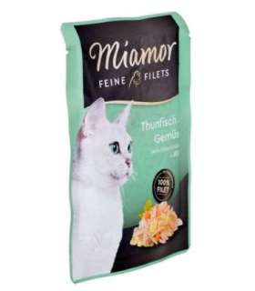 Miamor cats moist food Tuna with vegetables 100 g