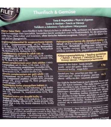 Miamor cats moist food Tuna with vegetables 100 g