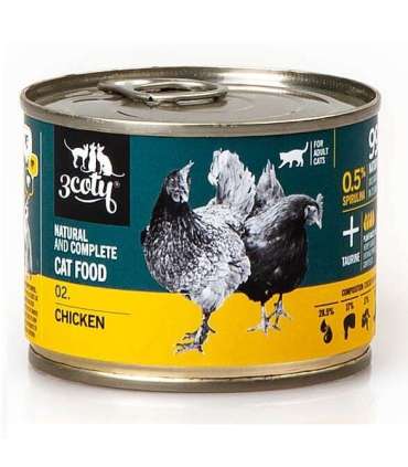 3COTY 02. Chicken - wet cat food - 180g
