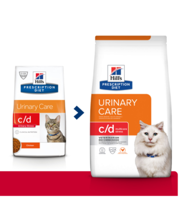 HILL'S PRESCRIPTION DIET Feline c/d Multicare Stress Dry cat food Chicken 1,5 kg