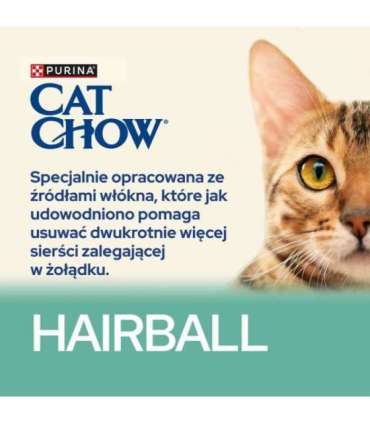 Purina CAT CHOW HAIRBALL CONTROLL cats dry food 1.5 kg Adult Chicken