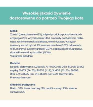 Purina CAT CHOW HAIRBALL CONTROLL cats dry food 1.5 kg Adult Chicken