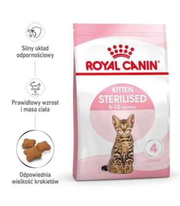 Royal Canin Kitten Sterilised cats dry food 3.5 kg Poultry