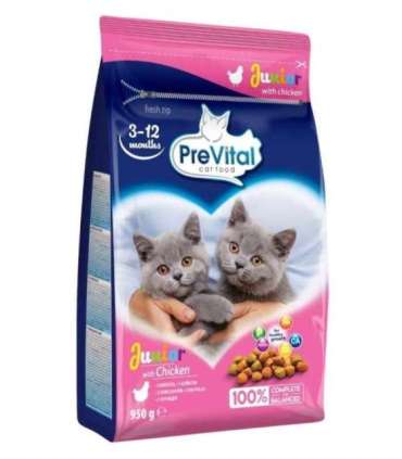 PREVITAL Junior Chicken - dry cat food - 950g