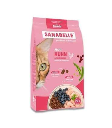 BOSCH Sanabelle Life Adult Chicken & blueberries - dry cat food - 8kg