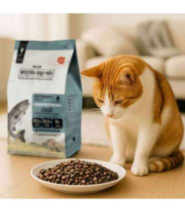 WIEJSKA ZAGRODA Monoprotein Salmon - dry cat food - 3kg