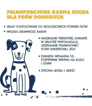 TEO Rich in poultry - dry dog food - 9kg