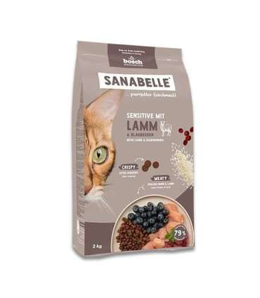 BOSCH Sanabelle Sensitive with lamb - dry cat food - 2kg