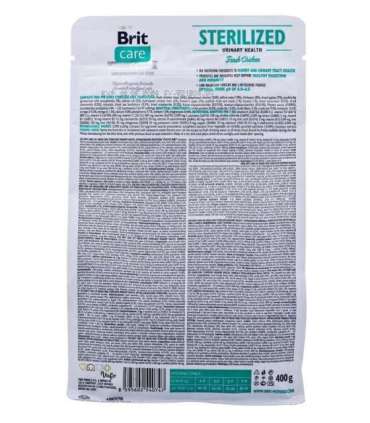 BRIT Care Grain-Free Sterilized Urinary - dry cat food - 400 g