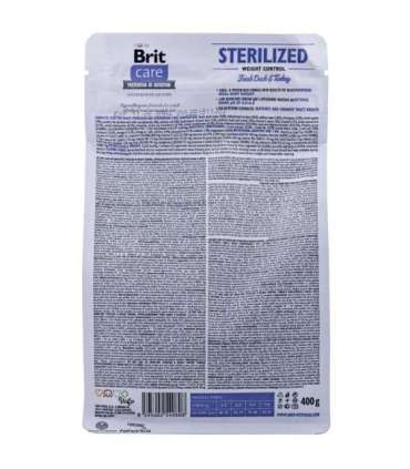 BRIT Care Grain-Free Sterilized Weight Control  - dry cat food - 400 g