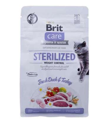 BRIT Care Grain-Free Sterilized Weight Control  - dry cat food - 400 g