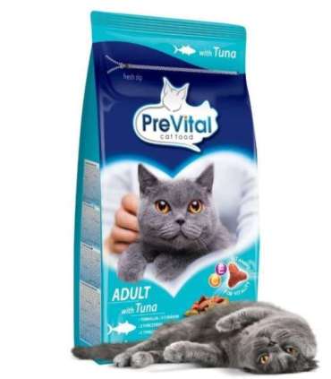 PREVITAL Adult Tuna - dry cat food - 1,4kg
