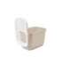 SAVIC HOP Coffee Brown with White Lid – Cat Litter Tray – 58.5x39x39.5 cm – 1 pc.