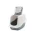 SAVIC Nestor White-Grey - Covered Cat Litter Box - 56x39x38.5 cm - 1 pc