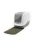 SAVIC Nestor White-Grey - Covered Cat Litter Box - 56x39x38.5 cm - 1 pc