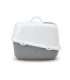 SAVIC Nestor Jumbo White-Grey – covered cat litter box – 66.5x48.5x46.5 cm – 1 pc.