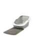SAVIC ASEO Grey with White Rim - Open Cat Litter Tray - 56x39x27.5 cm - 1 pc.