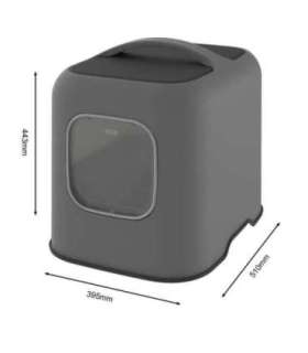 ROTHO Biala Anthracite - cat litter box