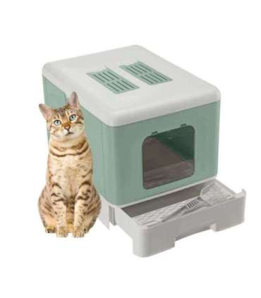 FERPLAST Sahara Green - cat litter box - 52 x 39 x 40cm